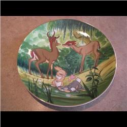 DISNEY PLATE *BAMBI YOUNG LOVE* #1796/20000