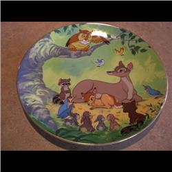 DISNEY PLATE *BAMBI THE NEW PRINCE IS BORN* #2722/20000