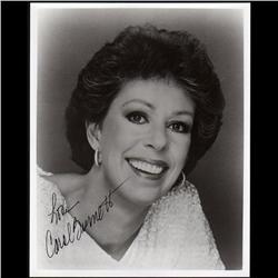 CAROL BURNETT PHOTO SIGNED