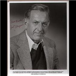 JACK KLUGMAN PHOTO SIGNED & SPAGHETTI SAUCE RECIPE OF HIM