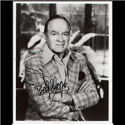 BOB HOPE SIGNED PHOTO WITH ORIGINAL ENVELOP