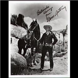 GENE AUTRY SIGNED PHOTO & AUTHENTICITY ENVELLOP *COWBOY WESTERN*