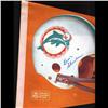 Image 4 : MIAMI DOLPHINS SIGNED FLAG, AUTHENTICITY LETTER & ENVELOP