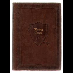 ORIGINAL HENRIK JBSEN OLD 1928 BOOK OF 679 PAGES