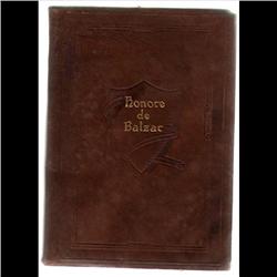 ORIGINAL HONORE DE BALZAR OLD 1925 BOOK OF 1005 PAGES
