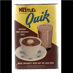ORIGINAL VINTAGE NESTLE'S QUIK BOX 60s-70s RARE 