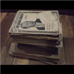 EXTENSIVE VINTAGE OLD CLASSIC MUSIC BOOK LOT *LOOK*