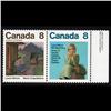 Image 1 : CANADA #658-659var XF-NH DRASTIC BLUE DOUBLE PRINT RARE 