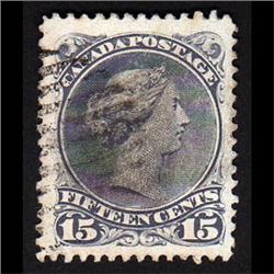 #30c SELECT USED VERY THICK PAPER DEEP GRAY VIOLET