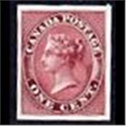 #14p XF PROOF ON CARD ROSE SHADE 