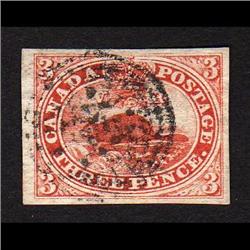 #4ii XF IMPERF BEAVER *SELECT- ORANGE RED SHADE*