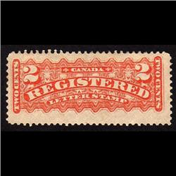 #F1 VF-LH REGISTRATION STAMPS C$150.00
