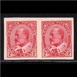 #90a XF-NH IMPERF PAIR CAT$120.00 +++ 