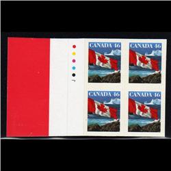 #1705ii XF-NH IMPERF BLOCK OF 4 WITH MARGIN INSCRIPTION