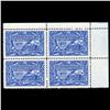 Image 1 : #302 XF-NH UPPER RIGHT PLATE BLOCK 4 CAT$300.00 FISHING