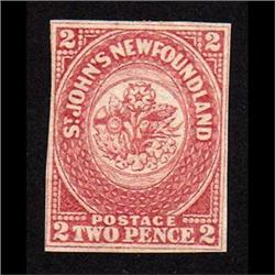 NEWFOUNDLAND #17 XF-NH IMPERF SELECT C$600.00