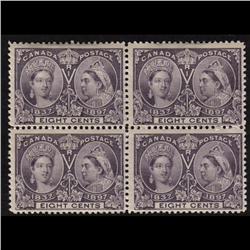 #56 F-VF-NH(2) - LH(2) BLOCK OF 4 JUBILEE 