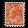 Image 1 : #72 F-VF LH QUEEN VICTORIA **MAPLE LEAF** ISSUE *STAMP HAS ONE HORIZONTAL FOLD*