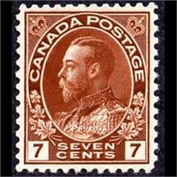 #114b XF-NH ADMIRAL **RED BROWN SHADE WET PRINTING**