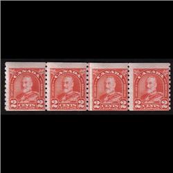 #181ia MINT NH LINE STRIP OF 4 RARE   