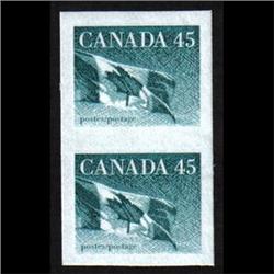 #1396a XF-NH IMPERF PAIR ON HB PAPER