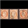 Image 1 : France USED #59 variety (Yvert #38-38a-38b) ORANGE SHADE VARIETY  CAT29€
