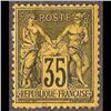 Image 1 : France MINT #94 (Yvert #93) F-VF LH CAT690€    STAMP HAS TWO MINOR PAPER SPOT ON BACK