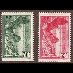 France MINT #B66-67 NH SET (Yvert #354-355) CAT340€   B67 HAS MINOR SPOT ON GUM