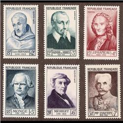 France MINT #B276 TO 281  XF NH SELECT CAT$51,00US