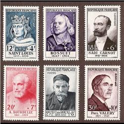 France MINT #B285 TO 290  XF NH SELECT CAT$108,50US