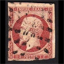 France #21 Lake VF-XF WITH TWO JUMBO MARGIN, YVERT CAT-3000EUROS