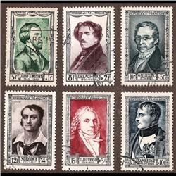 France USED #B258 TO B263 XF SON CDS SELECT SET (Yvert #891 TO 896) CAT60€