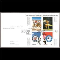 CANADA #1818 to 1834 FDC THE MILLENNIUM
