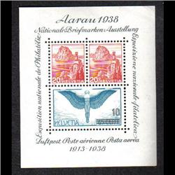 HELVETIA #242 VF-NH SOUVENIR SHEET CAT$