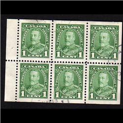 #217b XF-CDS COMPLETE USED BOOKLET OF 6