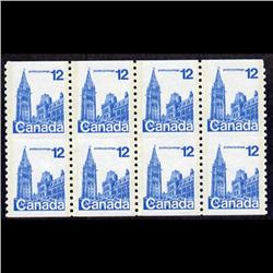 #729 XF-NH IMPERF BLOCK OF 10