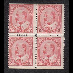 #90b F-VF BOOKLET BLOCK 4 C$1500,00