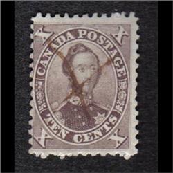 #17ii F-VF PEN CANCEL *VERY THICK PAPER