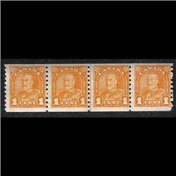 #178i MINT NH COIL STRIP OF 4 C$200,00