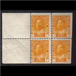 #105a NH BOOKLET PANE OF 4 C$100,00