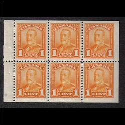 #149a-150a VF-NH BOOKLET PANE OF 6 C105