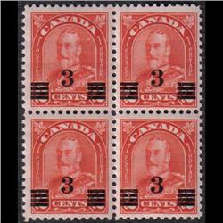 #191+ 191a VF-NH BLOCK OF 4