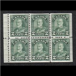 #164ai VF-5NH 1LH BOOKLET PANE OF 6 C$3