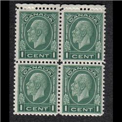 #195-196-197 VF-XF-NH BLOCK OF 4