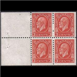 #197a VF-3NH 1H BOOKLET PANE OF 4 C$80,
