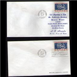 #387a XF-NH INVERTED SEAWAY ROYAL VISIT FDC - QTT2