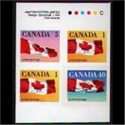 #1190b XF-NH IMPERF BOOKLET OF 4 WITH INSCRIPTION BK123