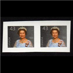 #1358i XF-NH JUMBO IMPERF PAIR QUEEN *SCARCE* C$1200.00