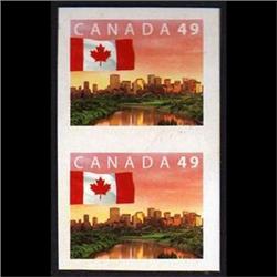 #2011b IMPERFORATED PAIR XF-NH **VERTICAL PAIR**   **ITEM HAS NO FAULTS**