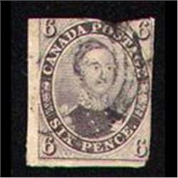 Canada #10 IMPERF VF-USED *NO FAULTS* C$8000.00